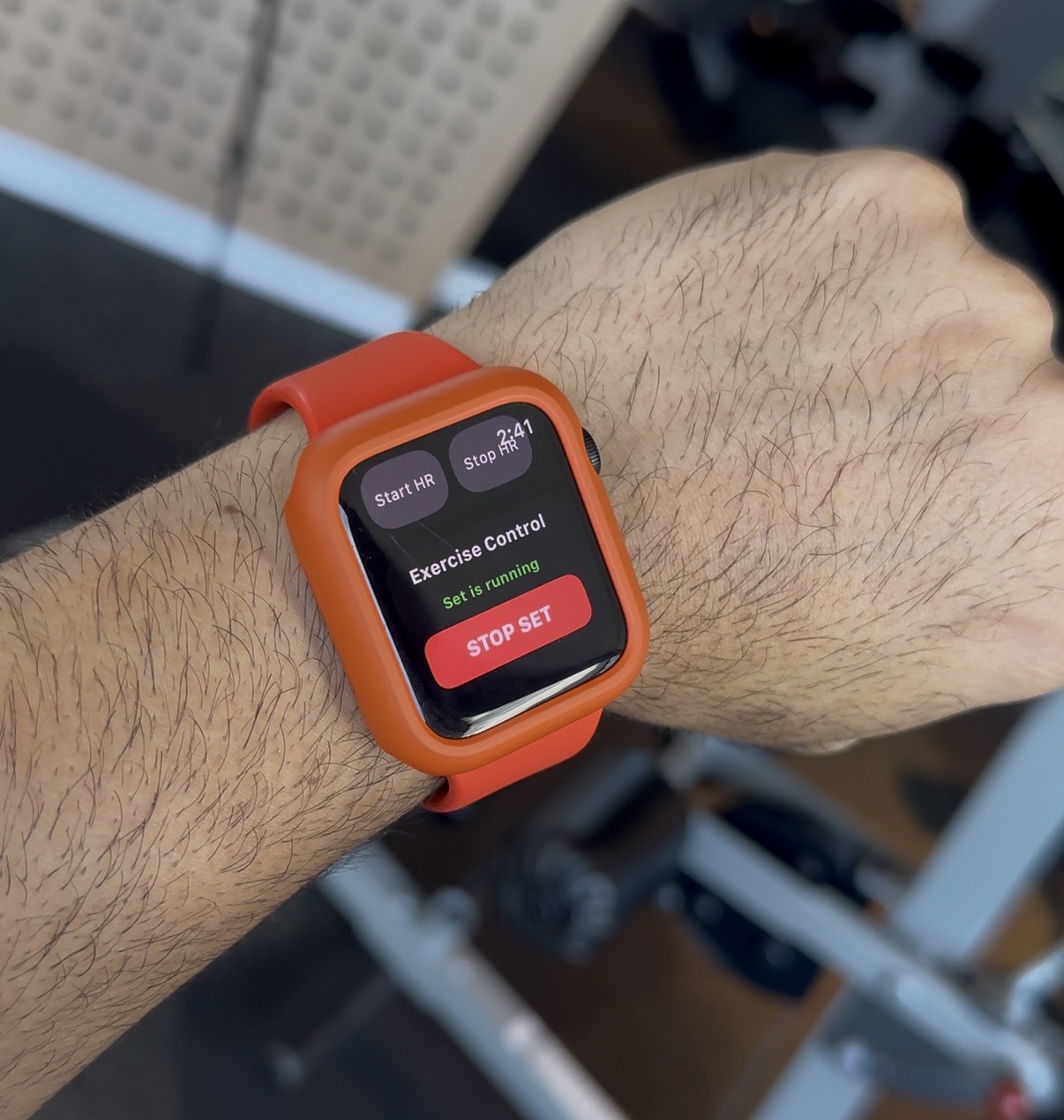 Stop set from Apple Watch